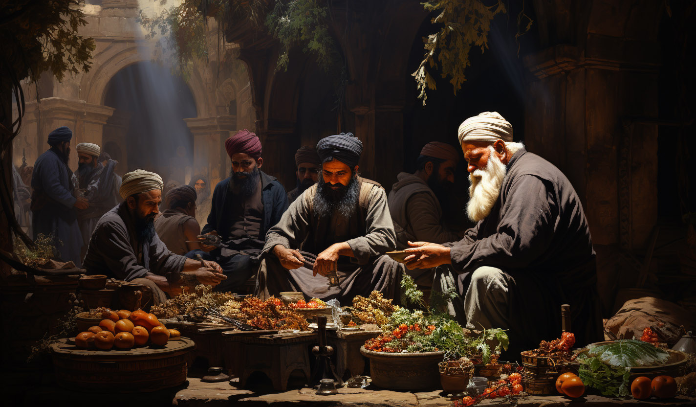 mens-of-old-punjab-doing-vegitations